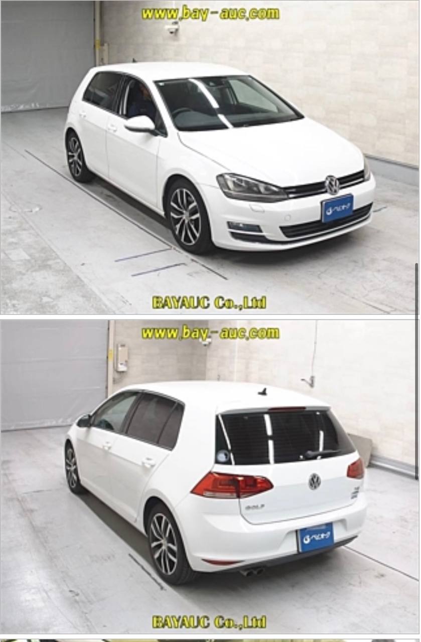 Volkswagen Golf с аукциона Японии